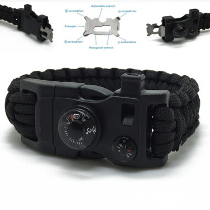 Outdoorový náramek Paracord FervorFOX 15 v 1