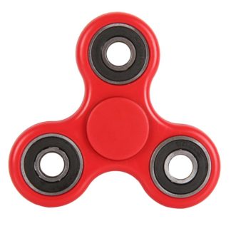 Plastový Fidget Spinner v červené barvě