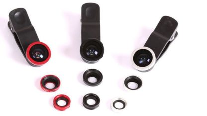 Fisheye Lens univerzální objektiv na mobil 3 v 1 zlatý - Image 4