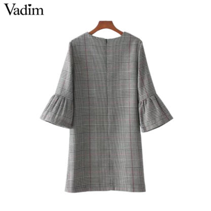 Elegantní dámské šaty Vadim QZ rozšířený rukáv