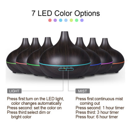 Aroma difuzér s časovačem a LED osvětlením Light