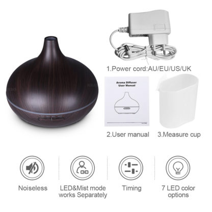 Aroma difuzér s časovačem a LED osvětlením Light
